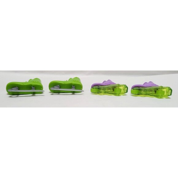 Lot of 2 Pairs Barbie Vintage 1990s Flicker 'N Flash Roller Blades Ice Skates - Picture 5 of 6